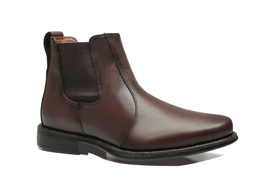 Botina Score série Canastra referência 1396-03, couro brown